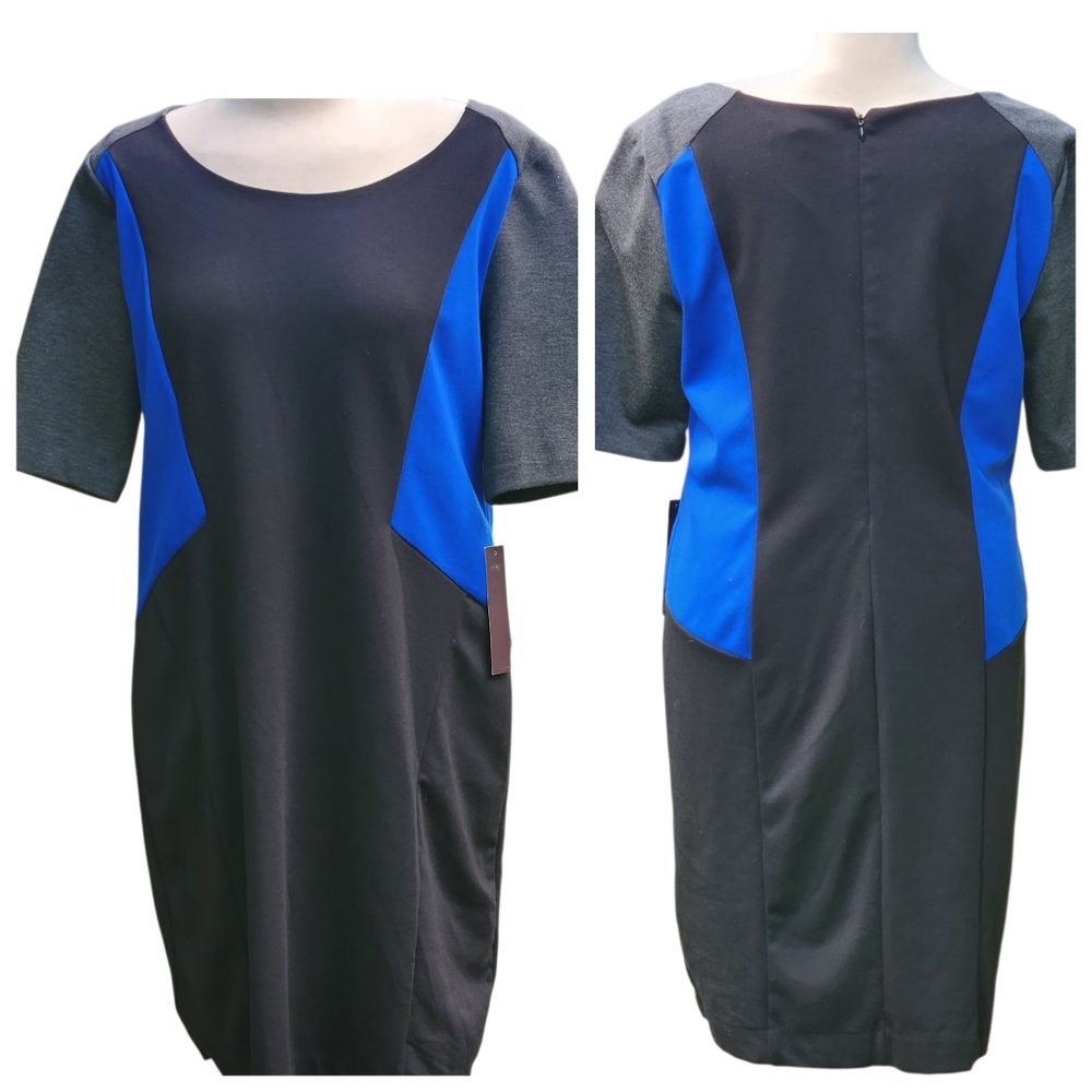 2/$30 Dana Buchman size 14 sheath dress office career professional modest